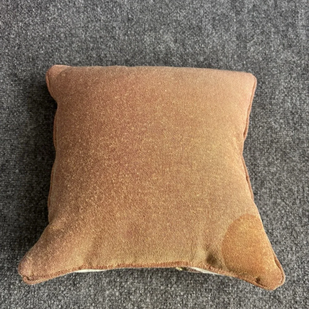 Vintage Dakotah Needlepoint Teddy Bear Throw Pillow 13